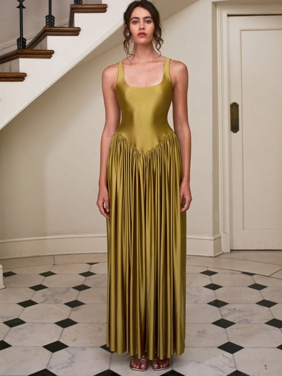 Delfi Collective Dresses & Skirts - Delfi Collective 'Oriana' Dress in Olive